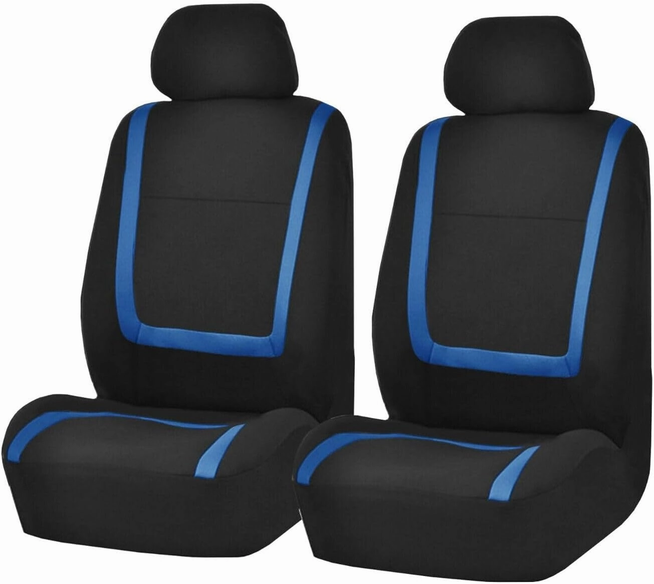 Car Seat Covers for Mazda Atenza Daewoo Matiz Nexia Kalos Evanda, Full Set Car Seat Protectors, Breathable Comfortable Front Rear Seat Cushion Protector Covers Accessories,C Blue
