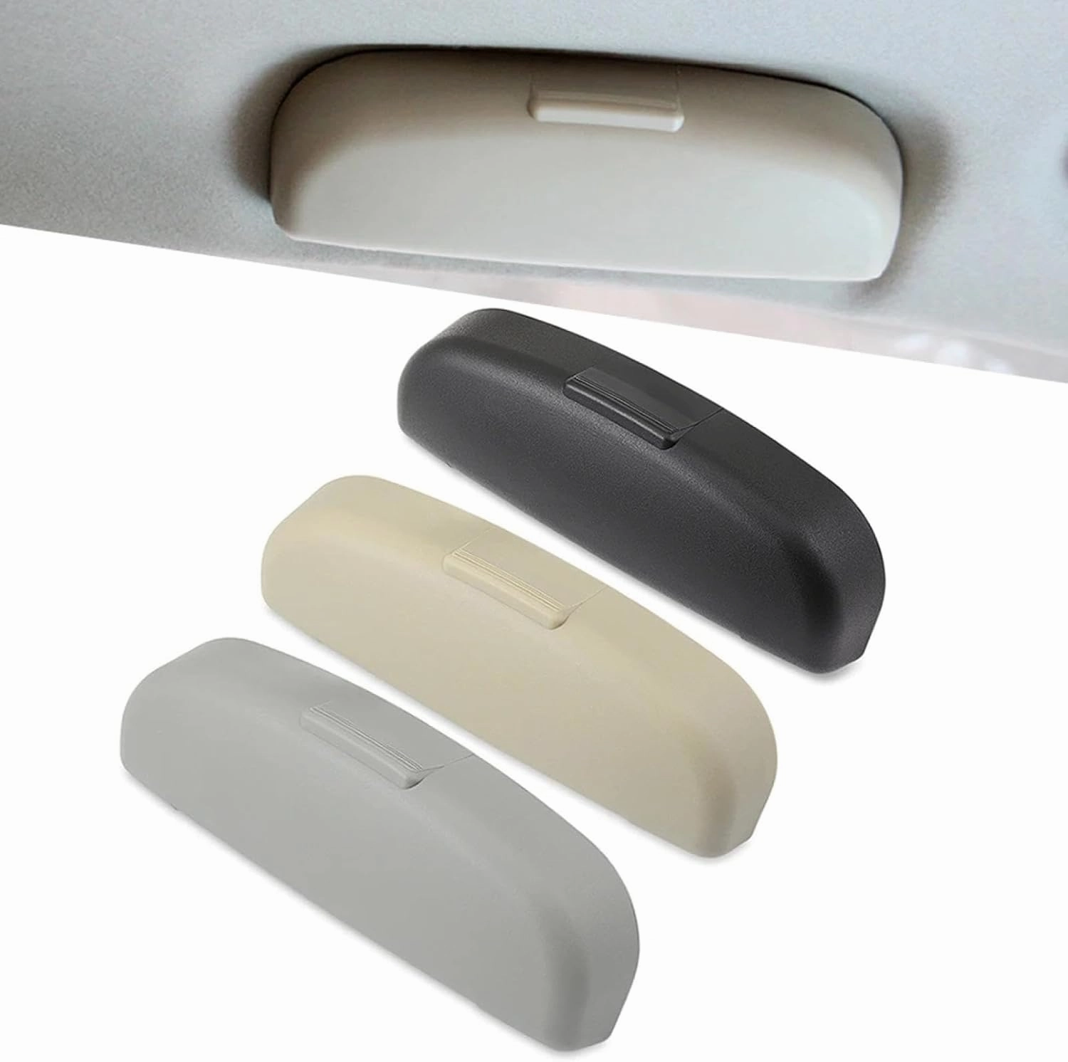 Car Sunglass Holder for Borgward BX5 BX6 BX7 BXi7 Isabella, for Daewoo Matiz Nexia Nubira Sens Tosca Winstorm, Car Sunglasses Case Holder Box