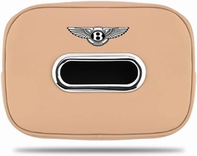 Car Tissue Holders for Bentley Continental Flying Spur Bentayga Turbo Bacalar Arnage,Car Tissue Face Mask Box Tissue Box Bag Hanging Napkin Holder Organizer Accessories,B