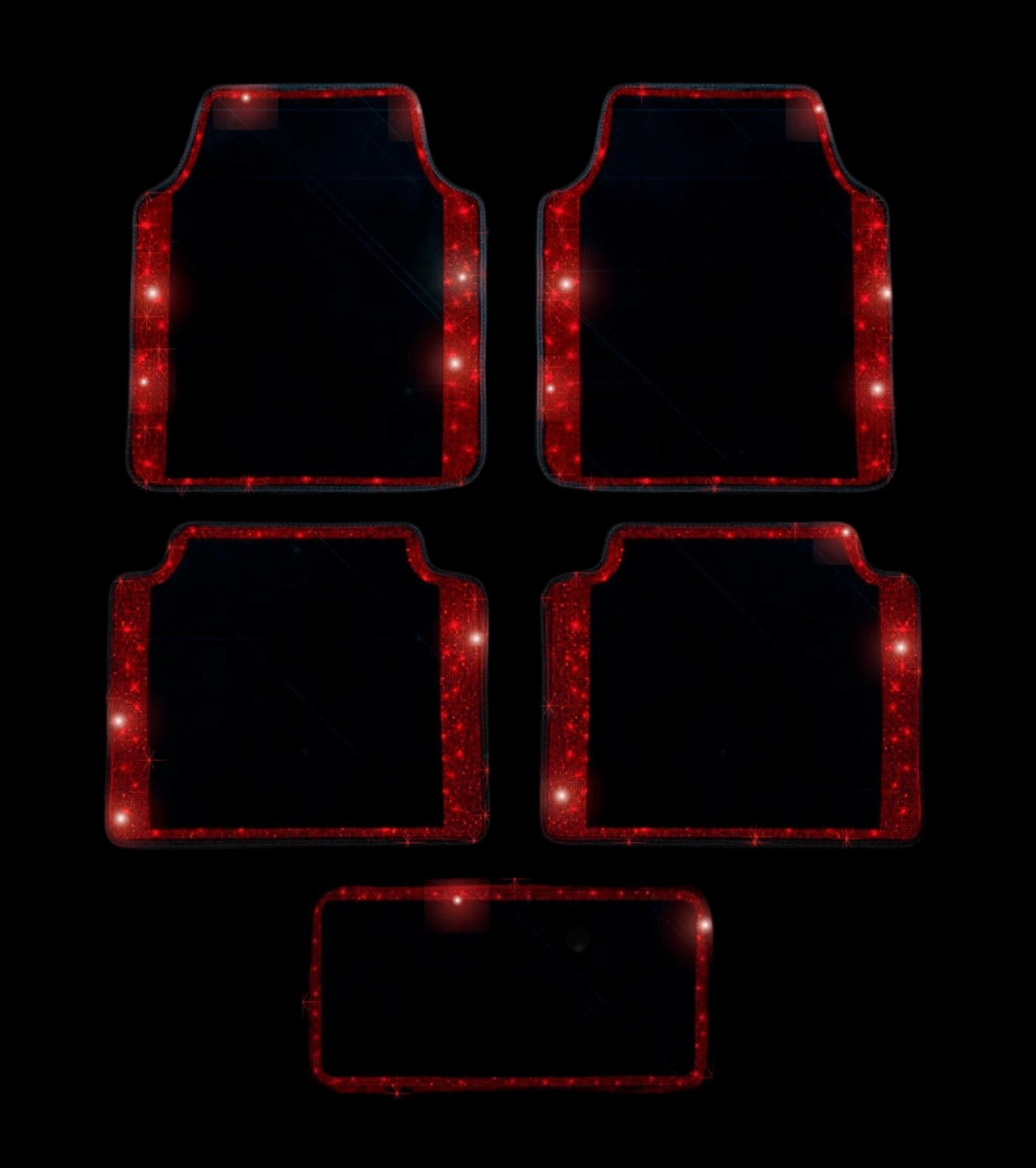 Carpets Ultra Bling Full Car Red