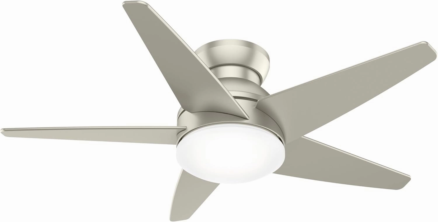 Casablanca Fan Company 51742 Isotope Ceiling Fan, 44, Matte Nickel