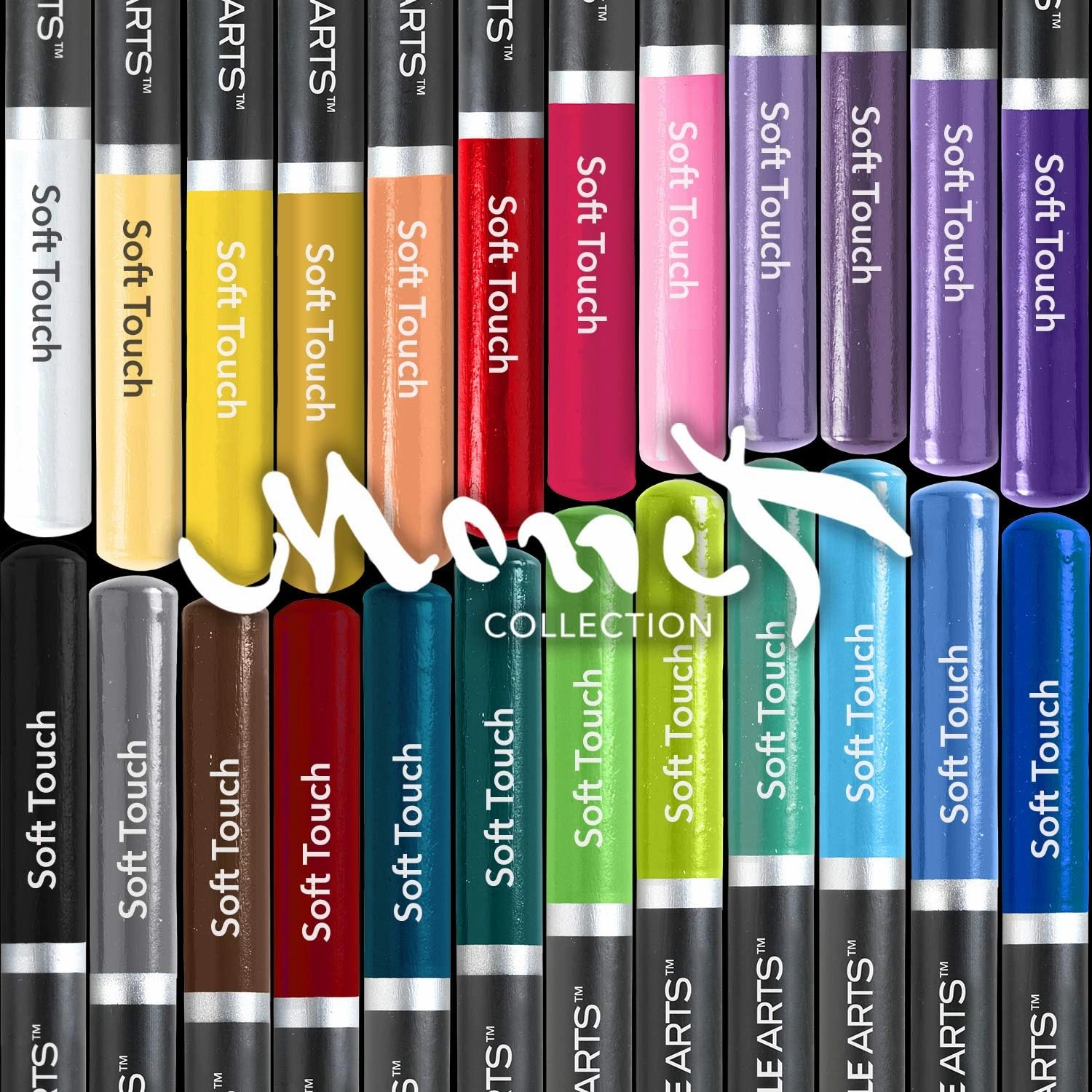 Castle Arts Themed 24 Coloured Pencil Set in Tin Box, perfect ‘Monet’ inspired colours. Featuring quality, smooth coloured cores, superior blending & layering performance achieving great results