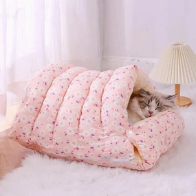 Cat Sleeping Bag Warm Bed