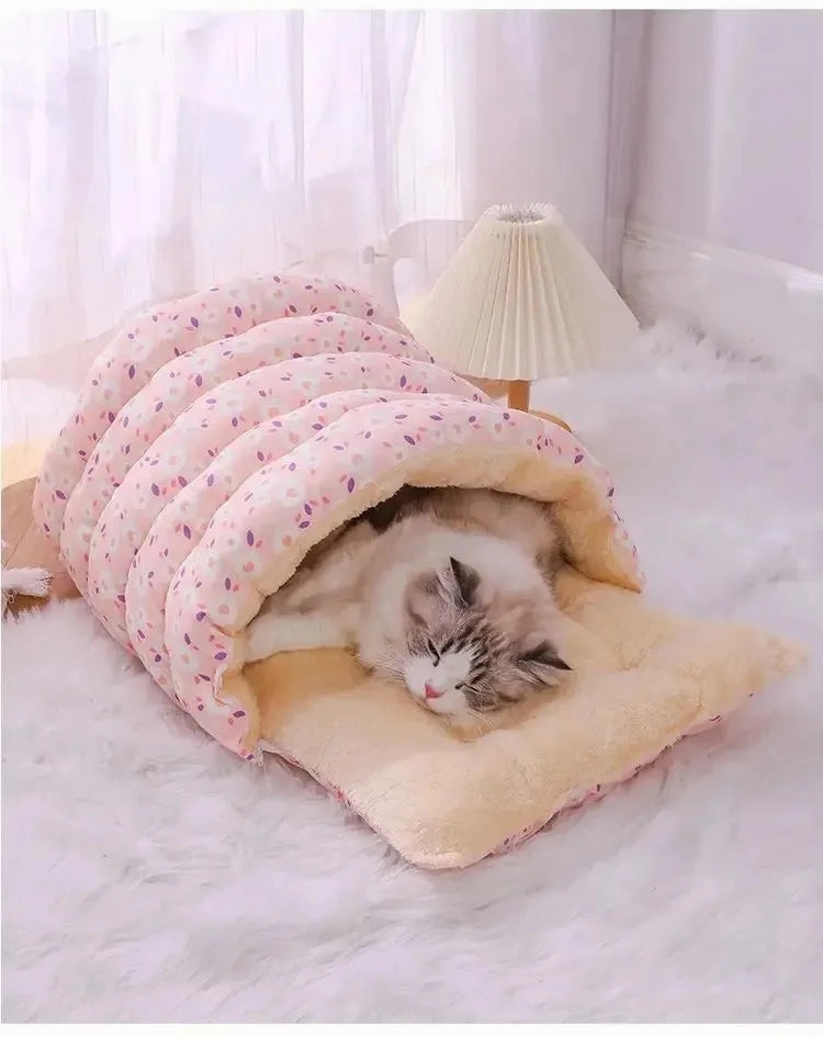 Cat Sleeping Bag Warm Bed