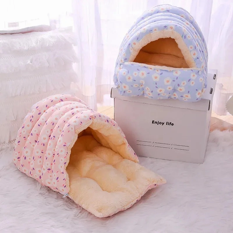 Cat Sleeping Bag Warm Bed