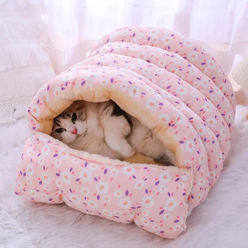 Cat Sleeping Bag Warm Bed