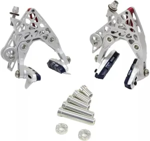 CB4 Road Bike Brake-Hill Calipers Brake Set (Front & Rear), Silver, SK2769