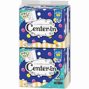Center-In Fluffy Type, Heavy Night Use, with Wings, 29cm, 10 pieces x 2 packs [Menstrual Napkin]