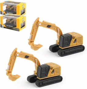 chengchuang 2 Pack 1:160 N Scale Alloy Construction Vehicles, Engineering Vehicle Model for N Scale Railroad, Train Set, Collection, Collections for Age 13 , Adults