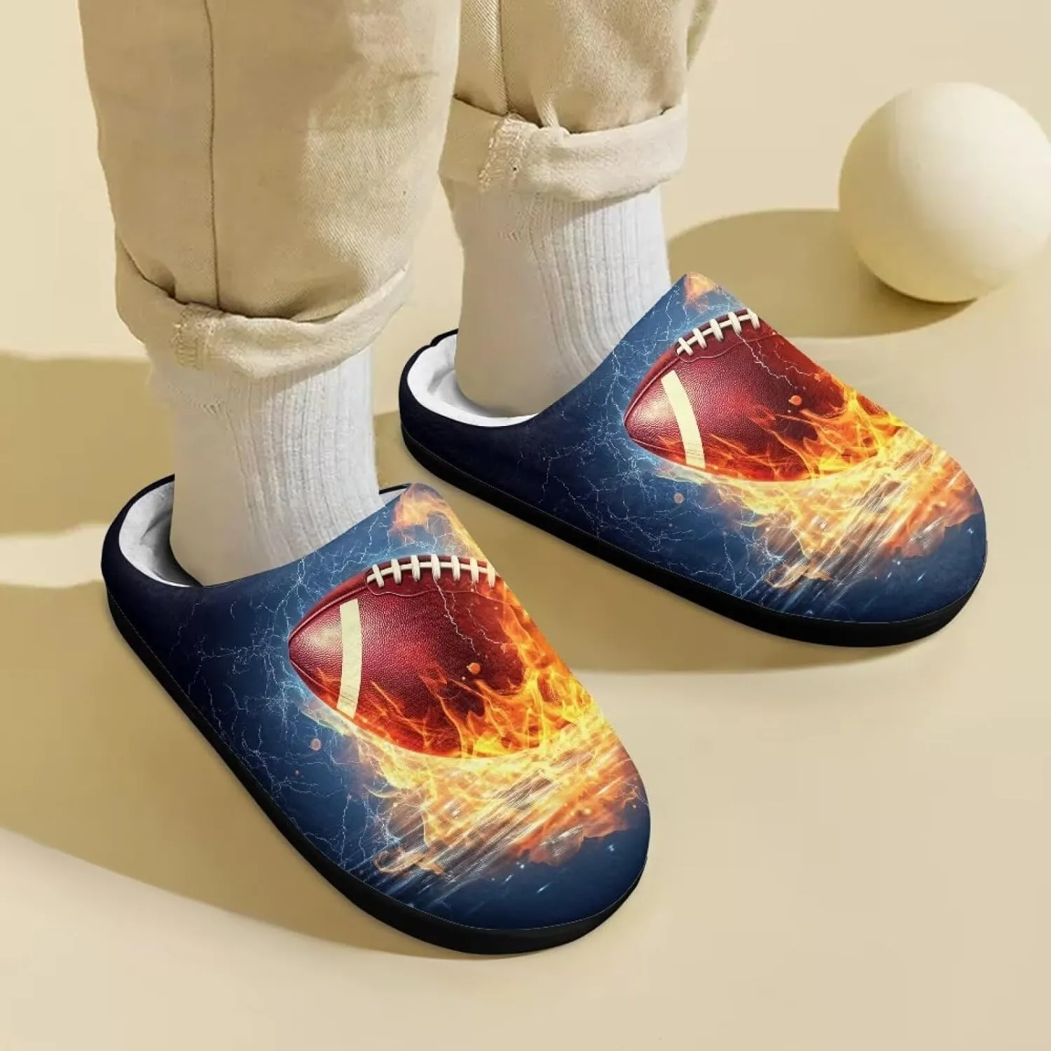 Children's Plush Slippers Fuzzy House Non-Slip Home Warm Slipper Indoor Soft Shoes with Slide-in for Winter Bedroom