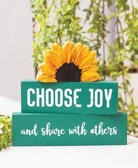 Choose Joy Sunflower Stackers