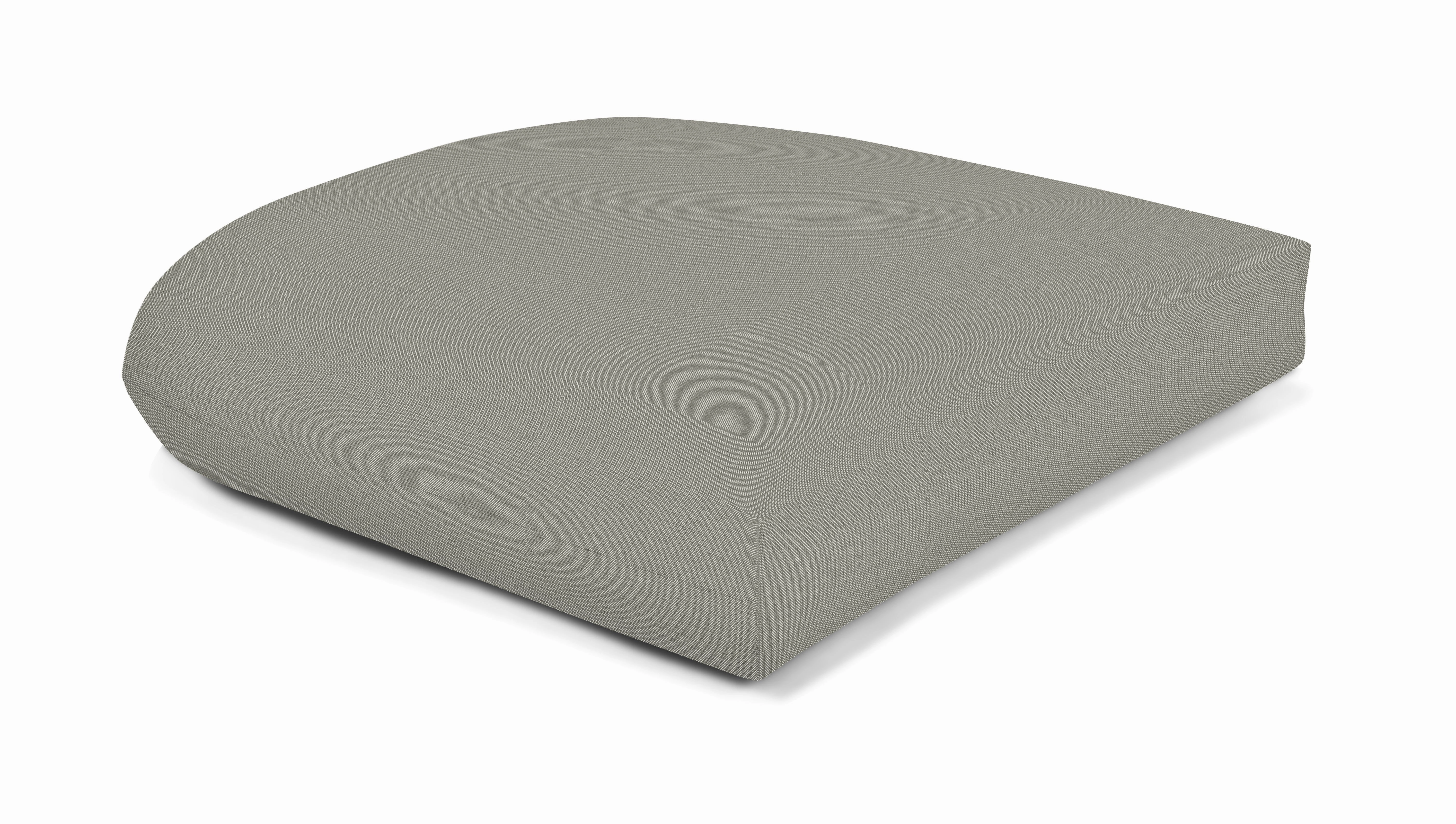 Classic Wicker Polyester Pad, Gray