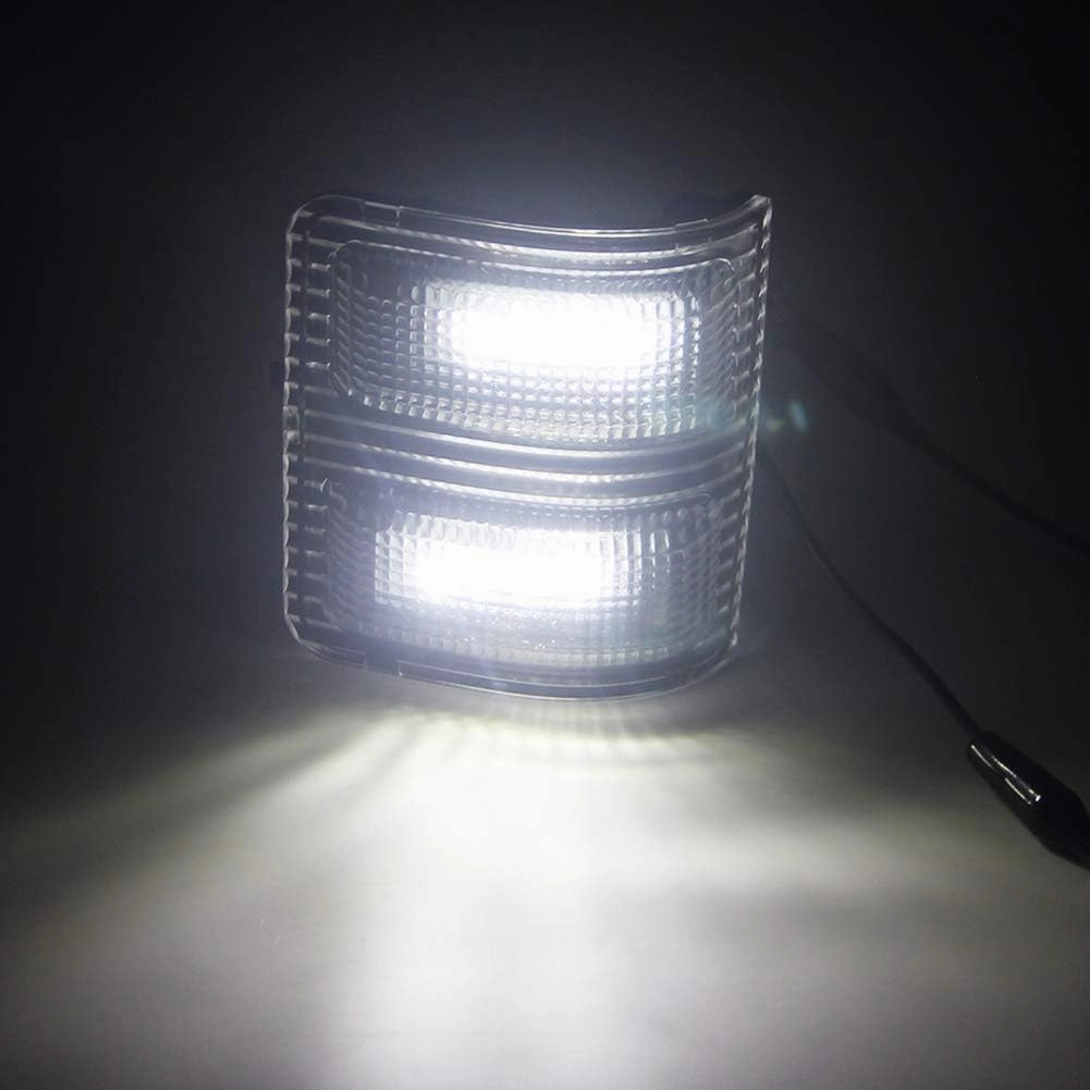 Clear Lens White LED Side Mirror Marker Lights Compatible with 2008-2016 Ford F250 F350 F450 Super Duty Side Mirror LED Turn Signal Lights