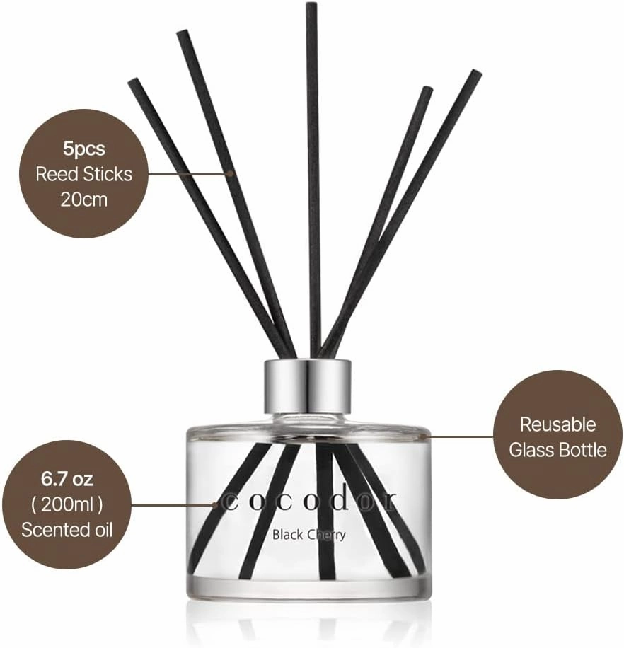 COCODOR Signature Reed Diffuser Set/Refreshing Air / 6.7oz /1 Pack/Home Fragrance Diffuser, Oil Scent Diffuser for Bathroom Shelf Decor