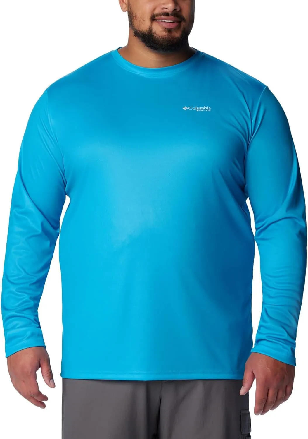 Columbia Men's PFG Terminal Tackle Fish Flag Long Sleeve Fishing Shirt