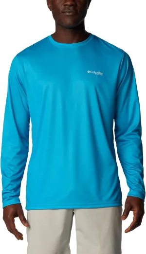 Columbia Men's PFG Terminal Tackle Fish Flag Long Sleeve Fishing Shirt