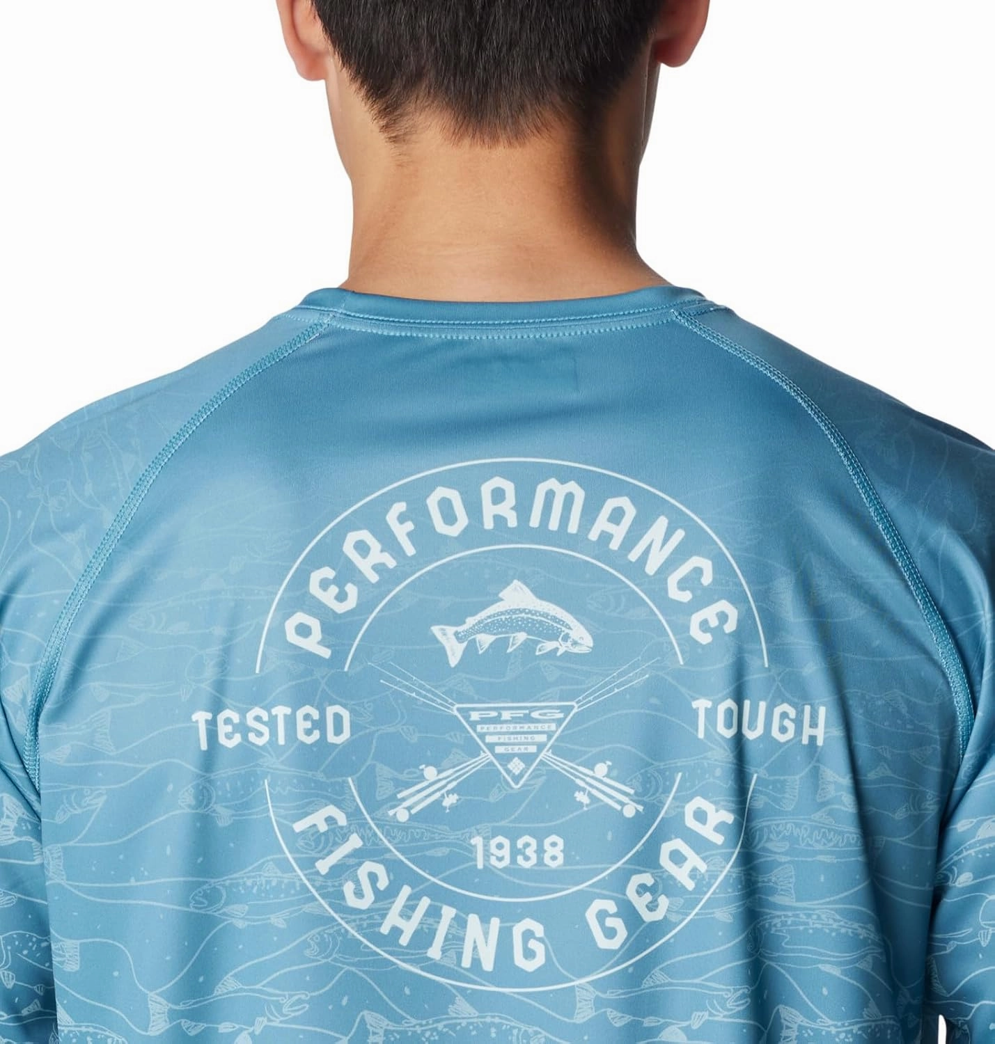 Columbia Men's Super Terminal Tackle PFG Fresh Fade Long Sleeve
