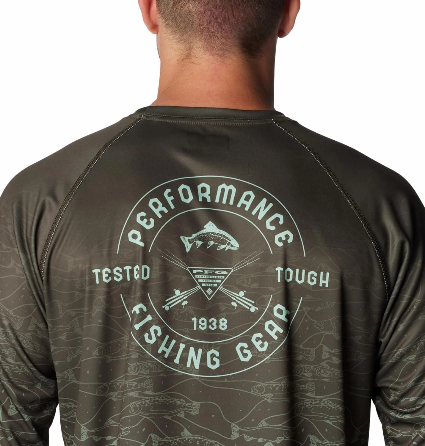 Columbia Men's Super Terminal Tackle PFG Fresh Fade Long Sleeve