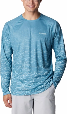 Columbia Men's Super Terminal Tackle PFG Fresh Fade Long Sleeve