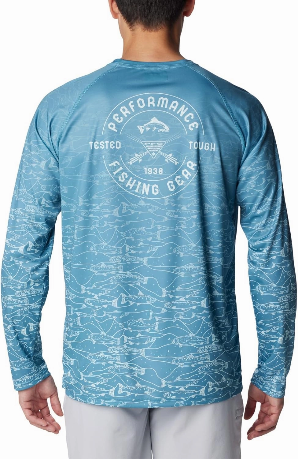 Columbia Men's Super Terminal Tackle PFG Fresh Fade Long Sleeve