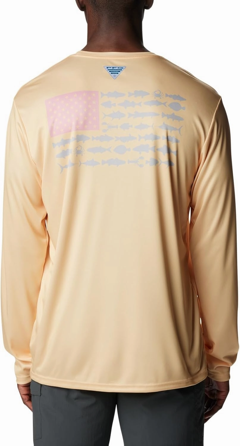 Columbia Men's Terminal Tackle PFG Fish Flag Long Sleeve