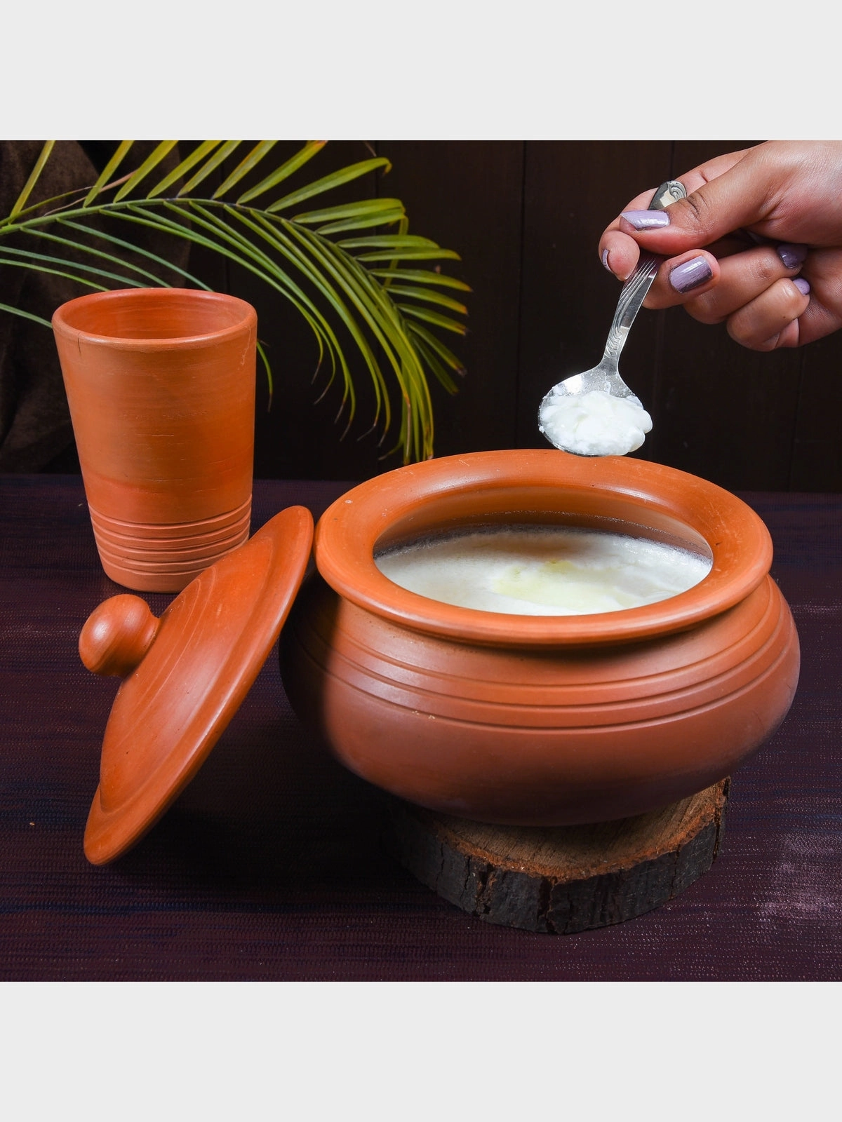 Combo |Cooking Handi 1.8 Litres
& Dahi Handi 1 Litre