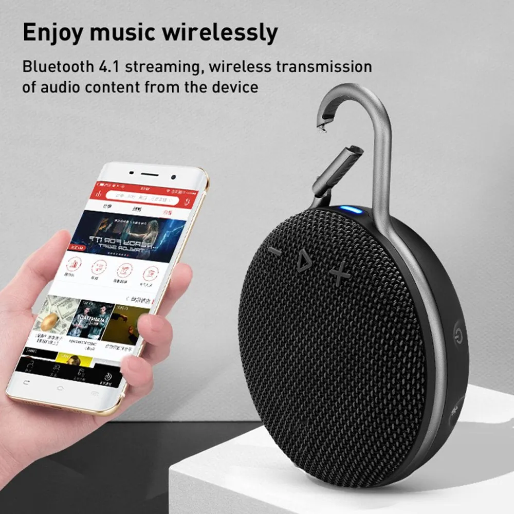 Compact and Powerful Sound Wireless Bluetooth Speaker, Perfect for On-the-Go Adventures and Outdoor Activities Clip3Max for Universal Cell Phone And Bluetooth Device