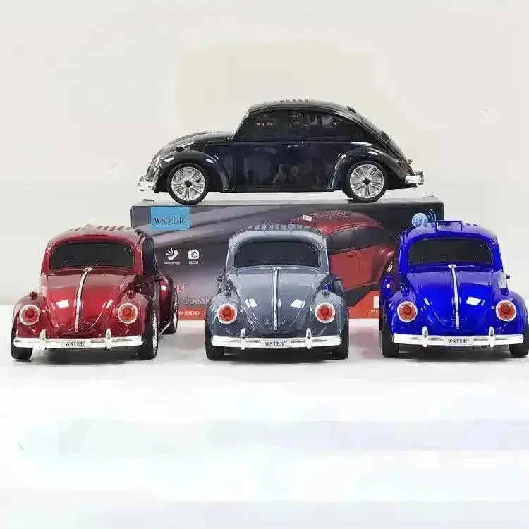Compact Vintage Car Shaped Bluetooth Speaker