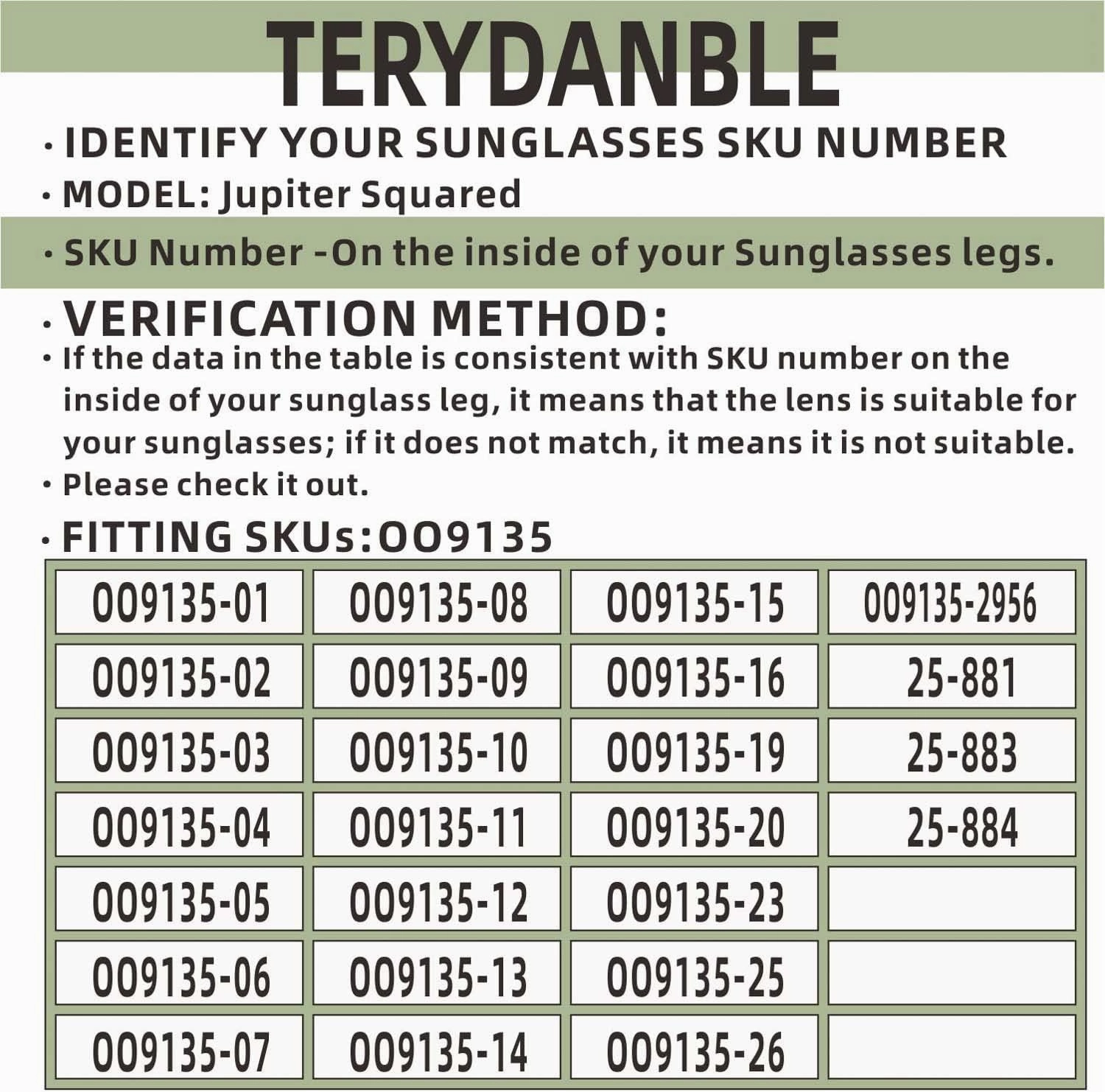 Compatible/Replacement Lenses for Oakley Jupiter Squared with 8 Color