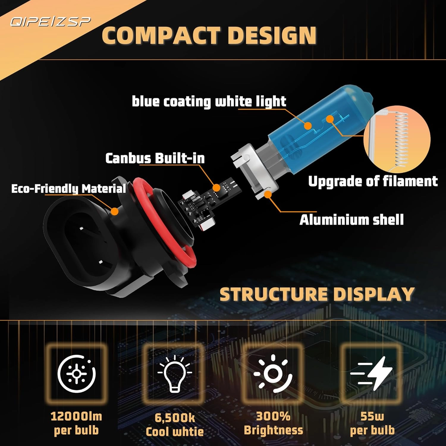Compatible With GMC Sonoma 1998-2004,9005/HB3/H10   9006/HB4 High Low Beam   880/893/899 Fog Lights Halogen Light Bulb, Super Bright 6000K White, Plug n Play, Pack of 6