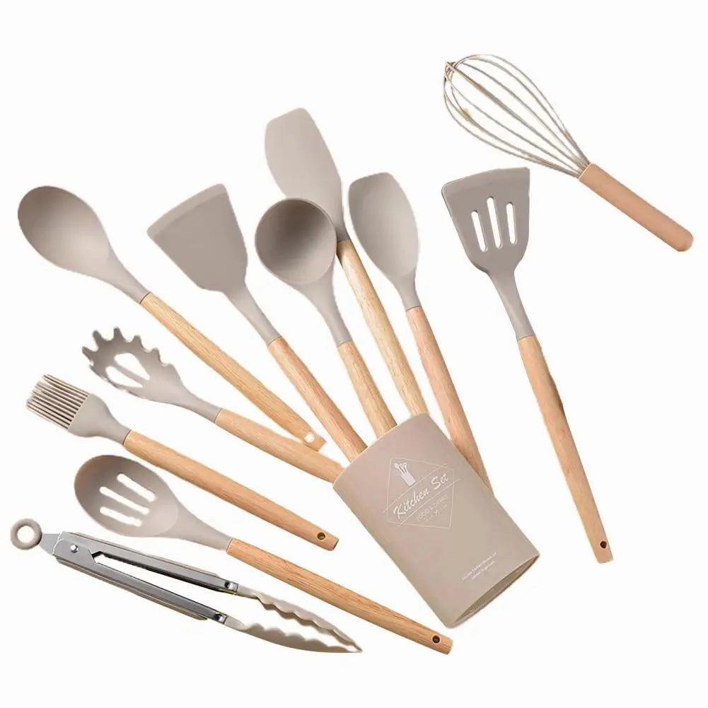 Cooking Utensils Non-Stick Heat Resistant Silicone
