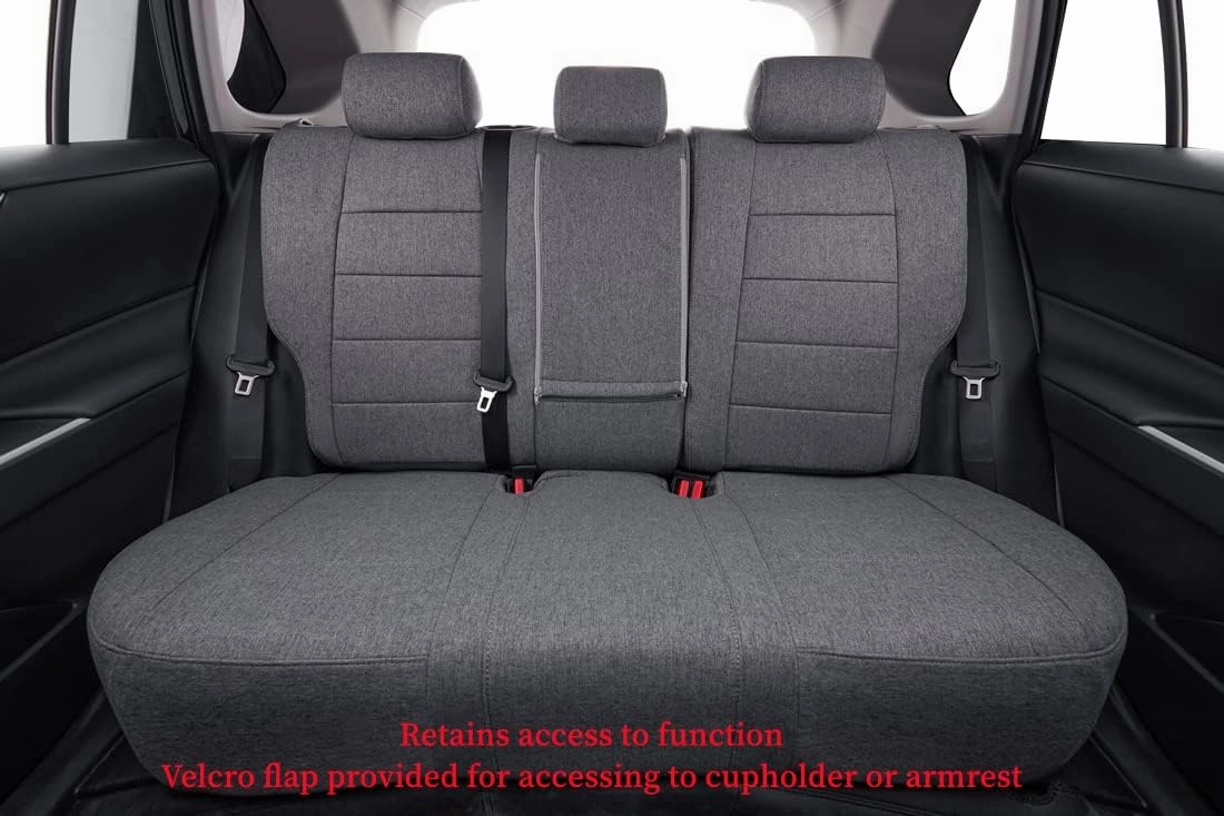 coverdream Custom Seat Covers Compatible with Select Toyota Corolla L,LE,LE Eco,XLE 2014 2015 2016 2017 2018 2019 (Gray,Full Set)