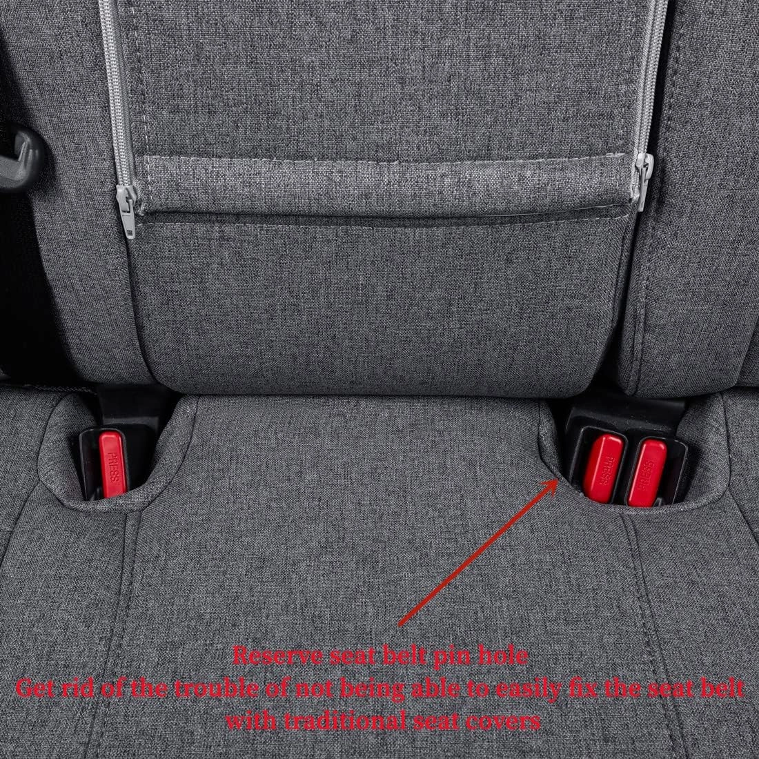 coverdream Custom Seat Covers Compatible with Select Toyota Corolla L,LE,LE Eco,XLE 2014 2015 2016 2017 2018 2019 (Gray,Full Set)