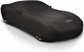 Coverking Custom Fit Exterior Car Cover Designed for Select Chevrolet Corvette Model Vehicles: Autobody Armor Fabric, Black