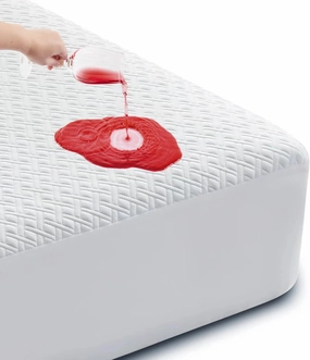 Cozymaker Queen Size 100% Waterproof Mattress Protector, Cooling Mattress Cover Fitted 8-21" Deep Pocket, 3D Air Fabric Soft Breathable Bed Mattress Pad Cover Noiseless Washable