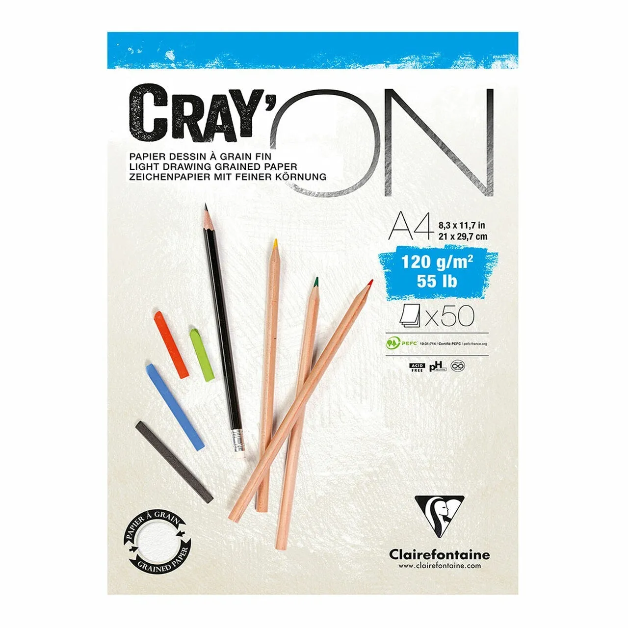 CrayON Pad A4 120g 50 sheets