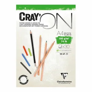 CrayON Pad A4 160g 30 sheets