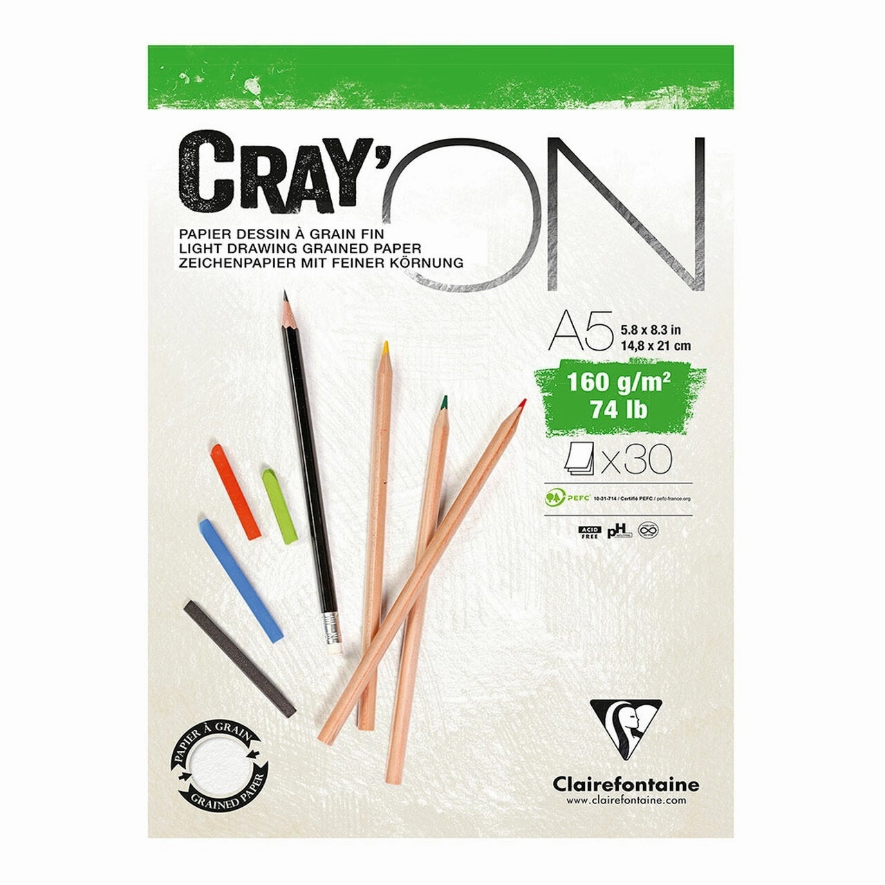 CrayON Pad A5 160g 30 sheets