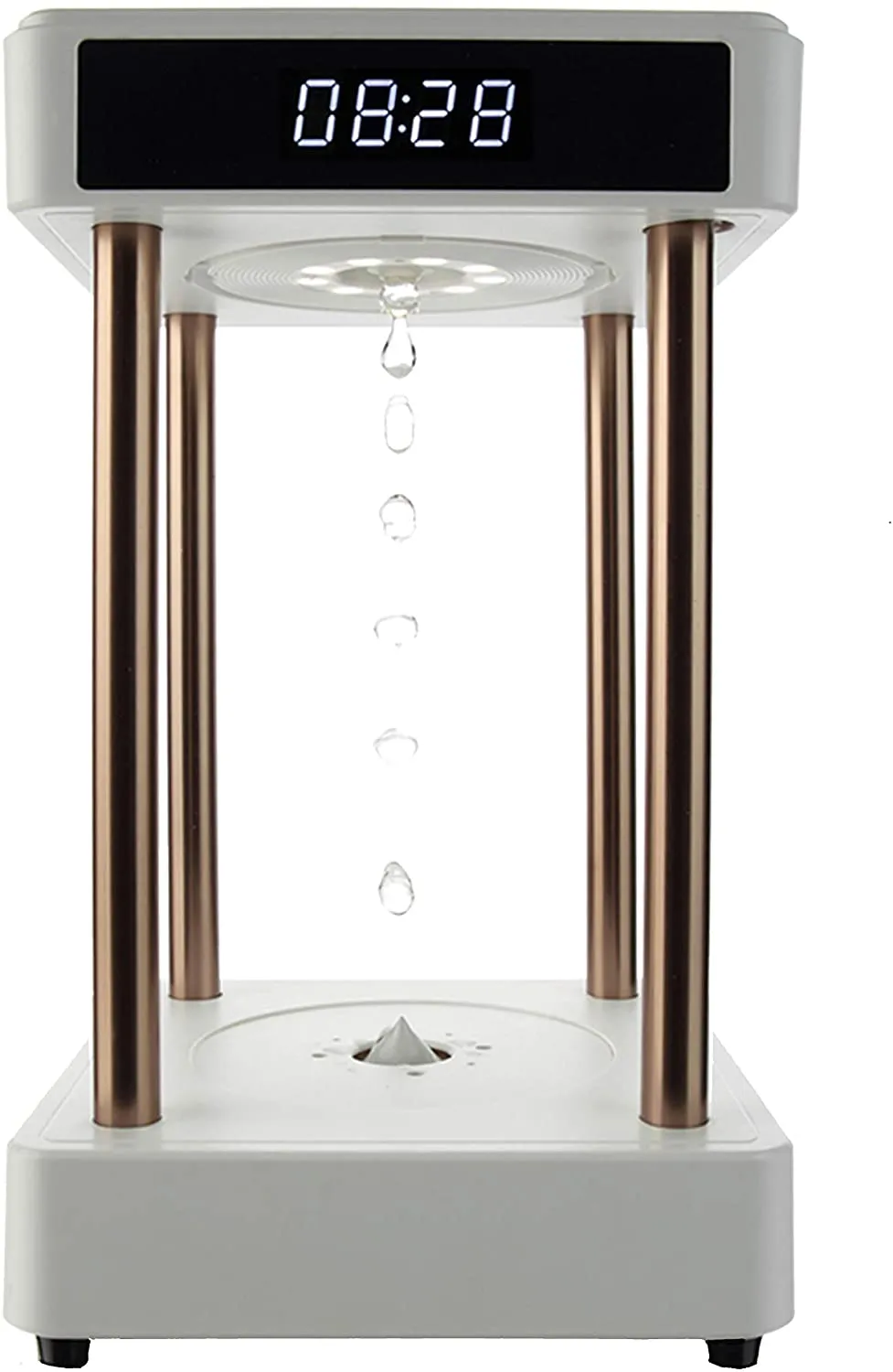 Creative Anti Gravity Levitating Water Drops Time Lamp