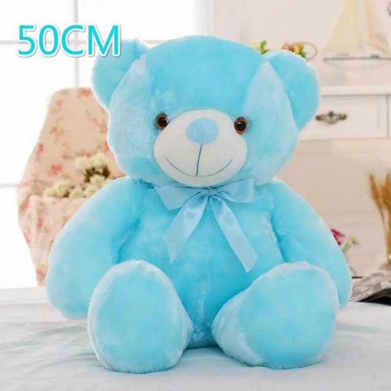 Creative Luminous LED Colorful Glowing Teddy - Plush Toy Colorful Glowing Teddy Bear Christmas Gift for Kid