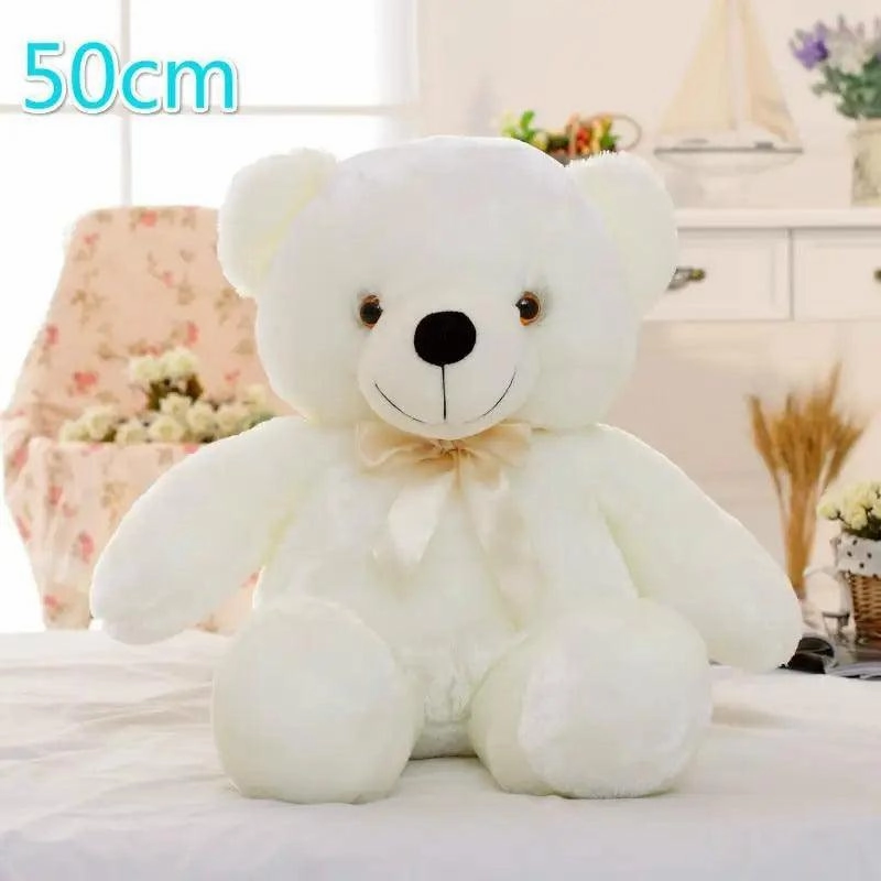 Creative Luminous LED Colorful Glowing Teddy - Plush Toy Colorful Glowing Teddy Bear Christmas Gift for Kid