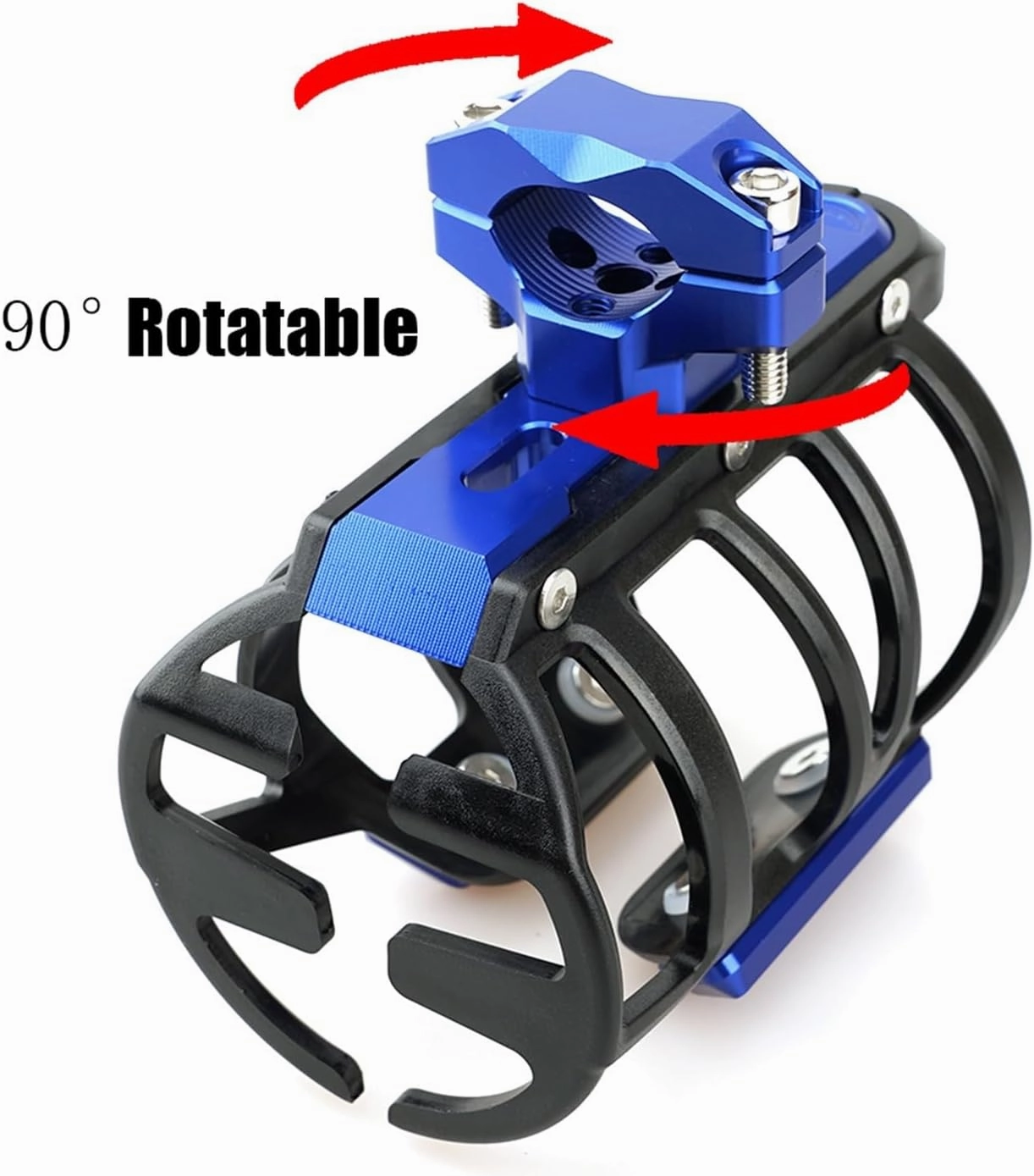 Cup Holder Motorcycle CNC Beverage Water Bottle Drink Cup Holder for H CT125 CT 125 Hunter Cub 2020 2021 2022(Black)