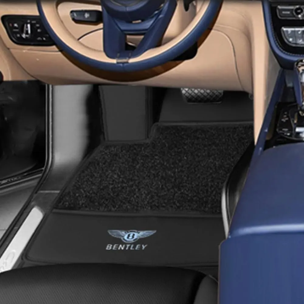 Custom Car Floor Mats for Bentley Bentayga V8/Speed/Hybrid/Diesel 2016-2024 Full Covered Car Floor Liners Non-Slip Carpets All Weather Protection Liners Mats Pads,Bordeaux Red