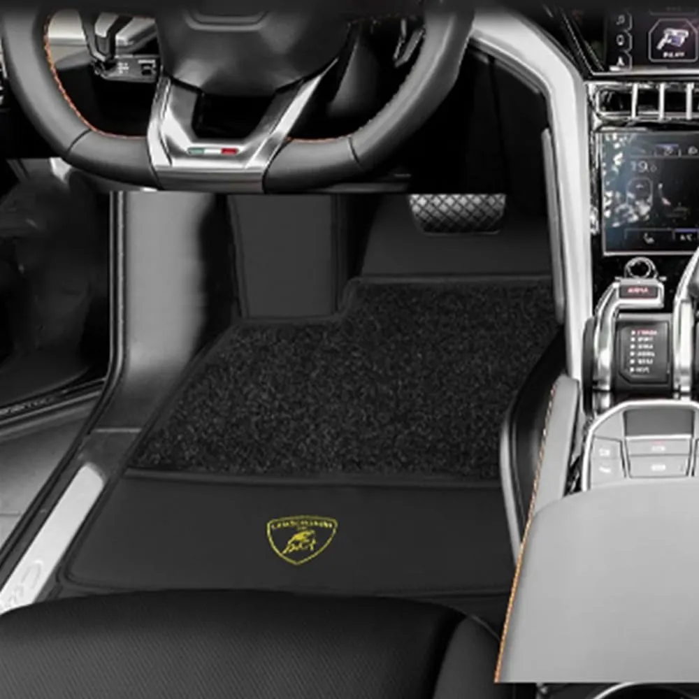 Custom Car Floor Mats for Lamborghini Gallardo LP 570-4 Blancpain LP570-4 2011 Anti-Slip Car Mats Full Coverage Protection Floor Liners All-Weather Waterproof Carpets Pads,White