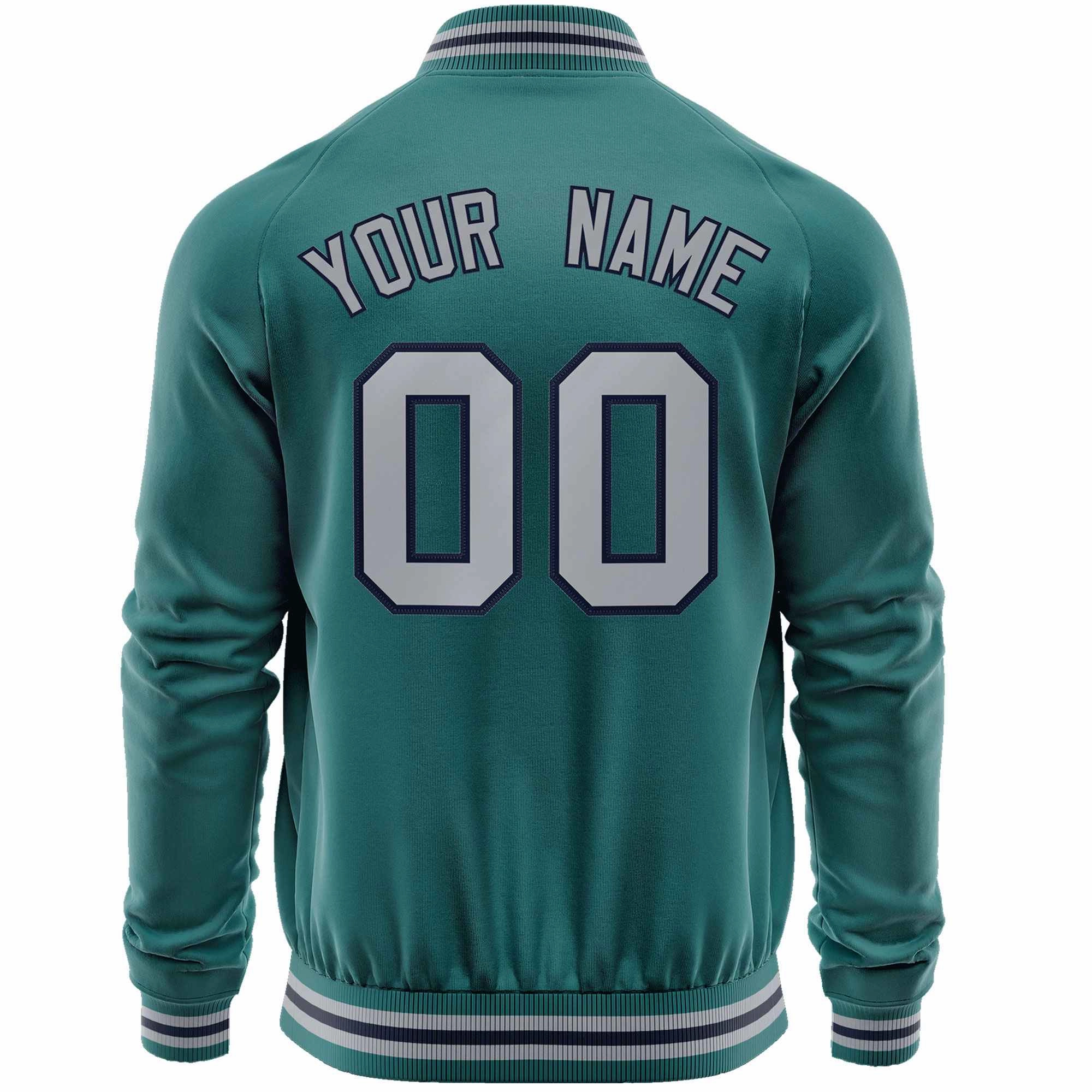 Custom Classic Style  Personalized Stitched Letters & Number Men/Women/Youth Varsity Full-Zip Baseball Jacket