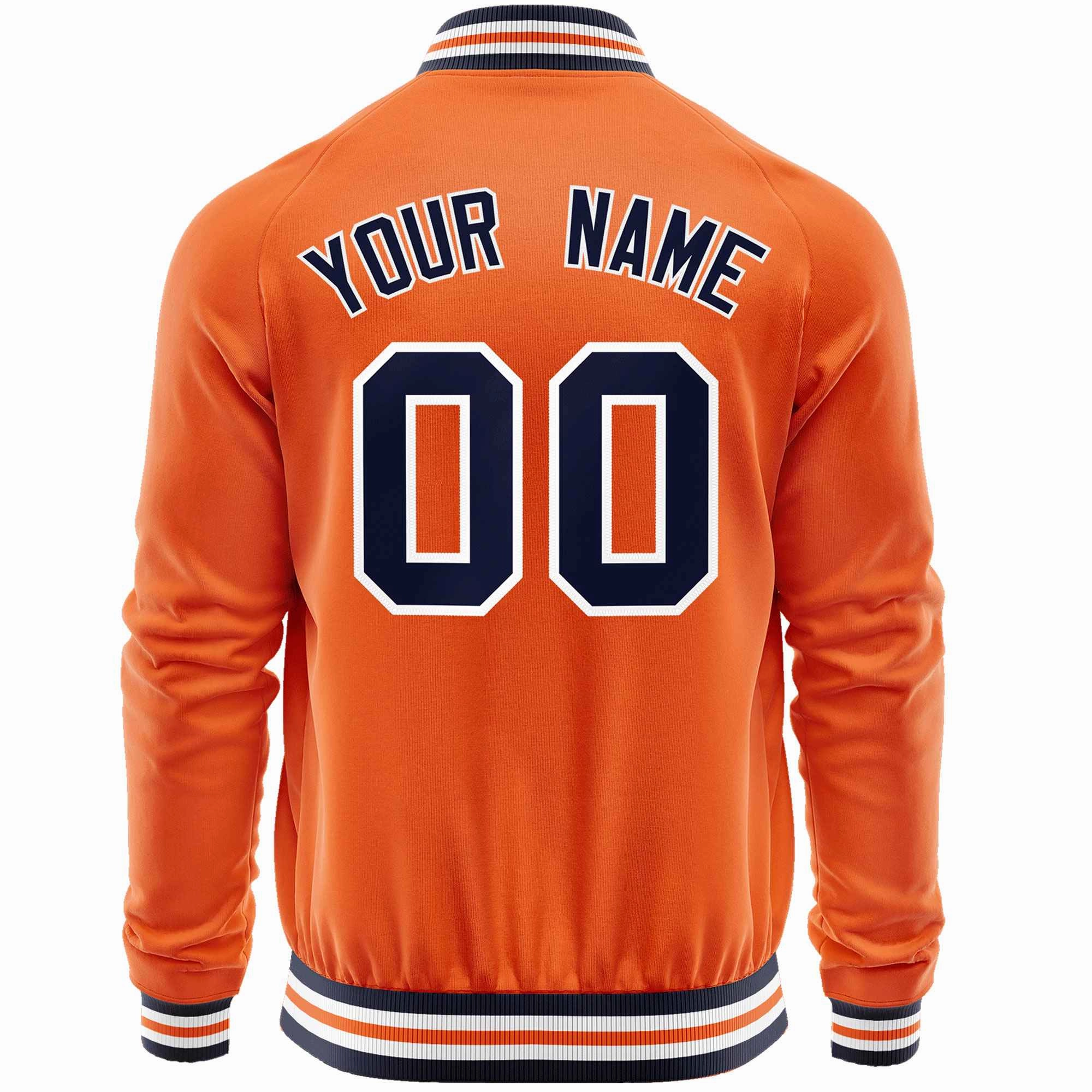 Custom Classic Style  Personalized Stitched Letters & Number Men/Women/Youth Varsity Full-Zip Baseball Jacket