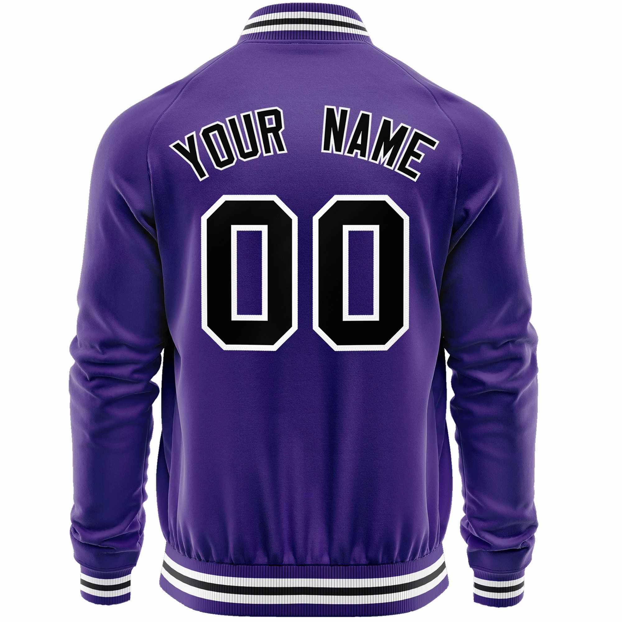 Custom Classic Style  Personalized Stitched Letters & Number Men/Women/Youth Varsity Full-Zip Baseball Jacket