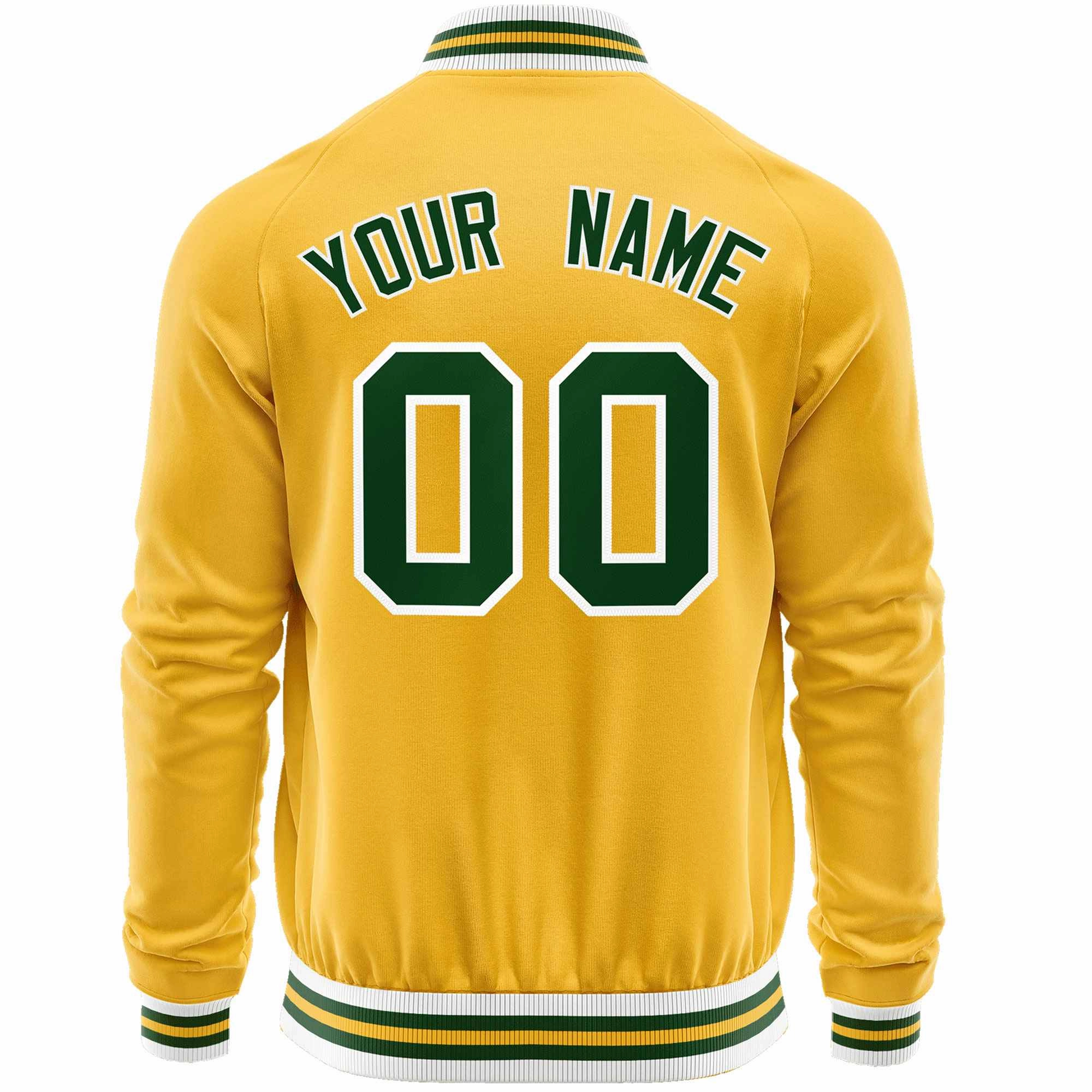 Custom Classic Style  Personalized Stitched Letters & Number Men/Women/Youth Varsity Full-Zip Baseball Jacket