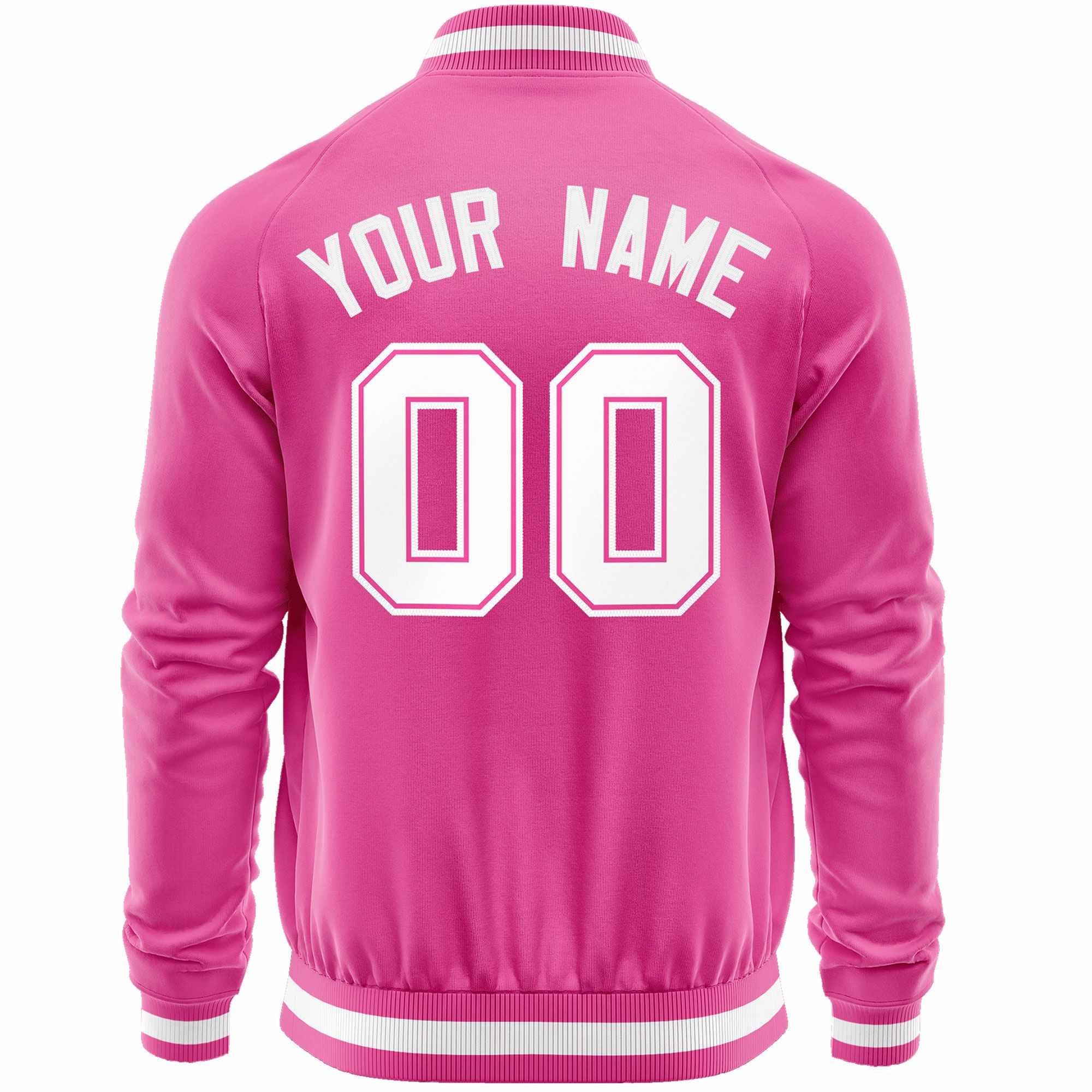 Custom Classic Style  Personalized Stitched Letters & Number Men/Women/Youth Varsity Full-Zip Baseball Jacket