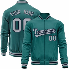 Custom Classic Style  Personalized Stitched Letters & Number Men/Women/Youth Varsity Full-Zip Baseball Jacket